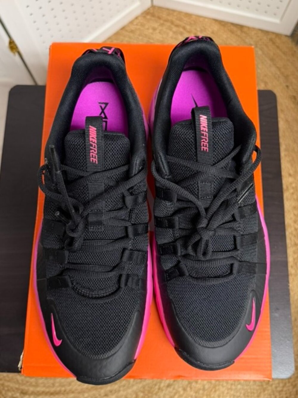 Nike Free Metcon 7 Women's Size 11 Men's 9.5 Sneaker Shoe Black Hyper Pink NIB - Picture 6 of 15